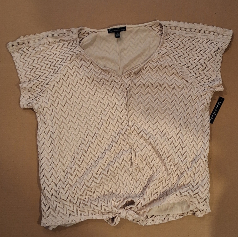 Beige French Laundry blouse 3x-B11,MR